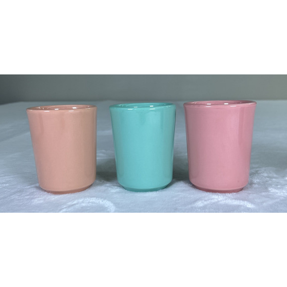 5 Homer Laughlin Fiesta Denver Mugs Set HLC Fiestaware Coffee Tea Cups Lot Chrty - Picture 3 of 16